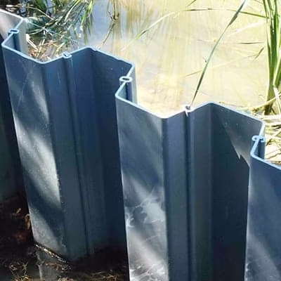 PVC sheet piles